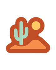 Lone Cactus Sticker