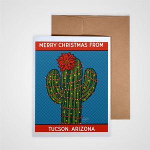 Merry Christmas from Tucson Greeting Card