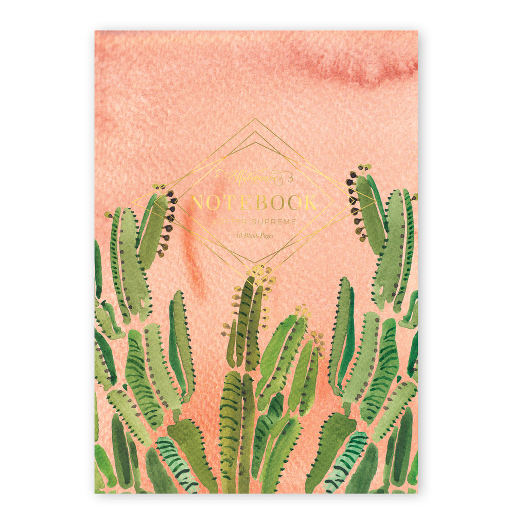 Coral Cactus Jotter Supreme Notebook