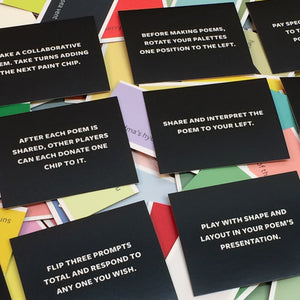 Paint Chip Poetry: A Game of Color and Wordplay