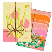 Desert Illustrated Set of 10 Postcards