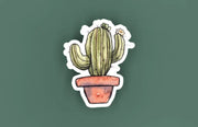 Potted Cactus Sticker