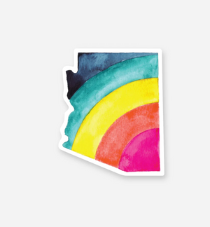 AZ Rainbow Sticker