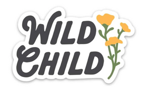 Wild Child Flower Sticker