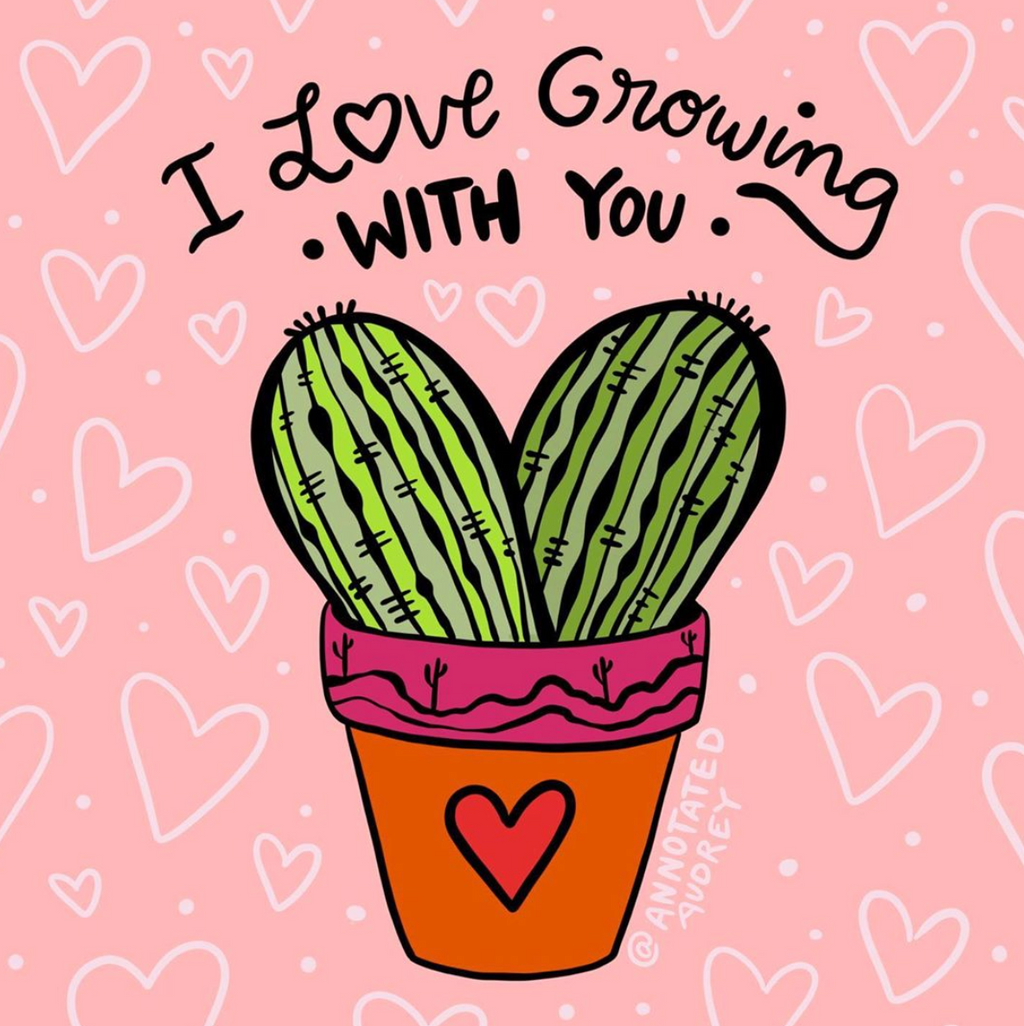 Growing With You Greeting Card