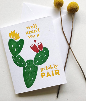Prickly Pair Greeting Card