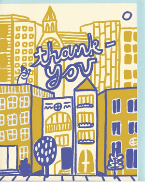 Rooftop Thank You Card