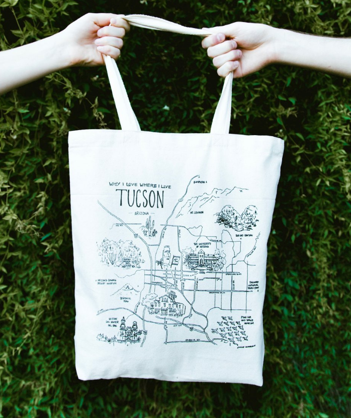 Tucson Map Tote