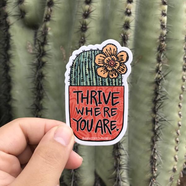Thrive Sticker