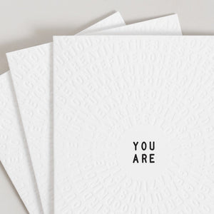 You Are Color-In Greeting Cards | 3-pack