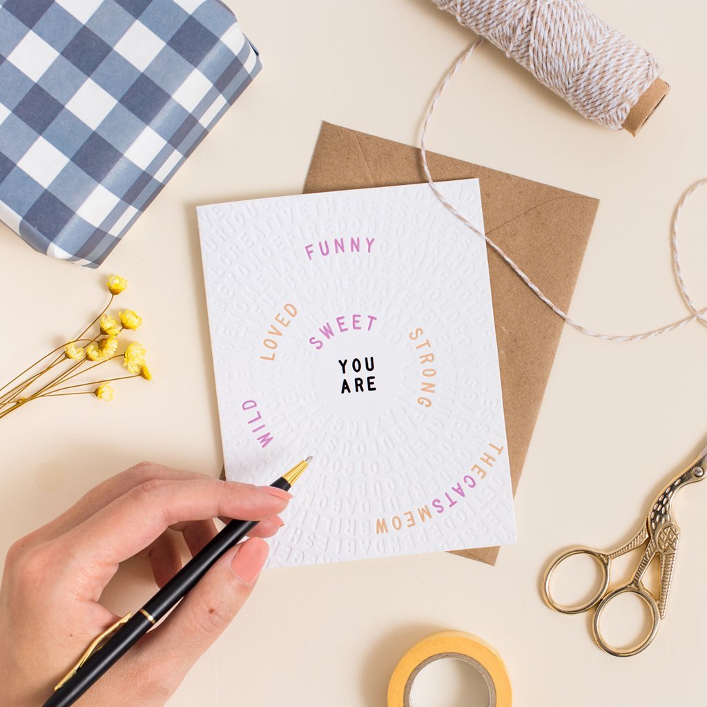 You Are Color-In Greeting Cards | 3-pack