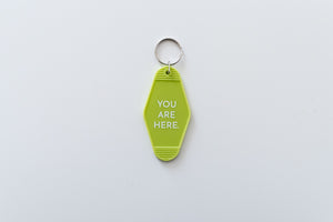 You Are Here Keychain