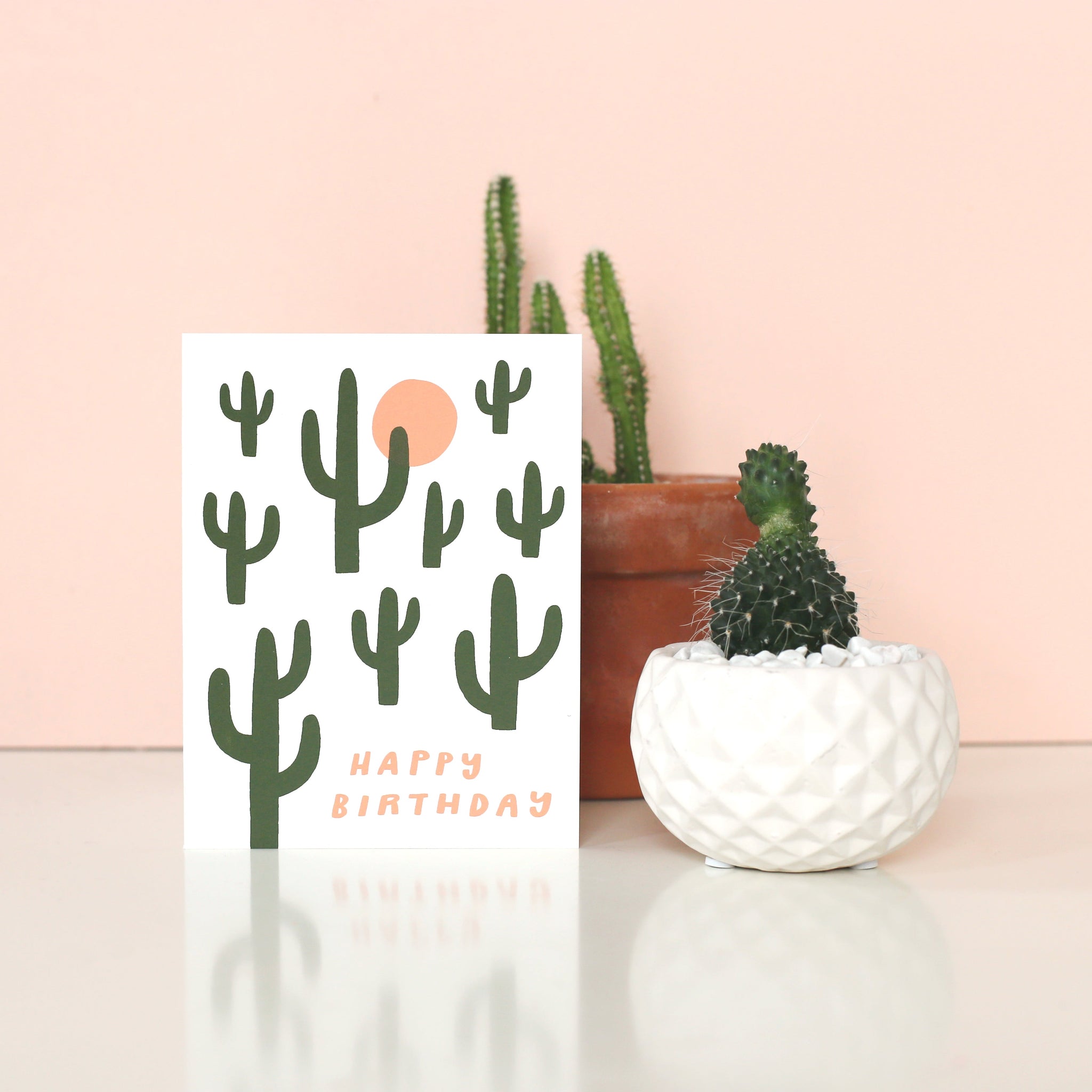 Cactus Birthday Greeting Card