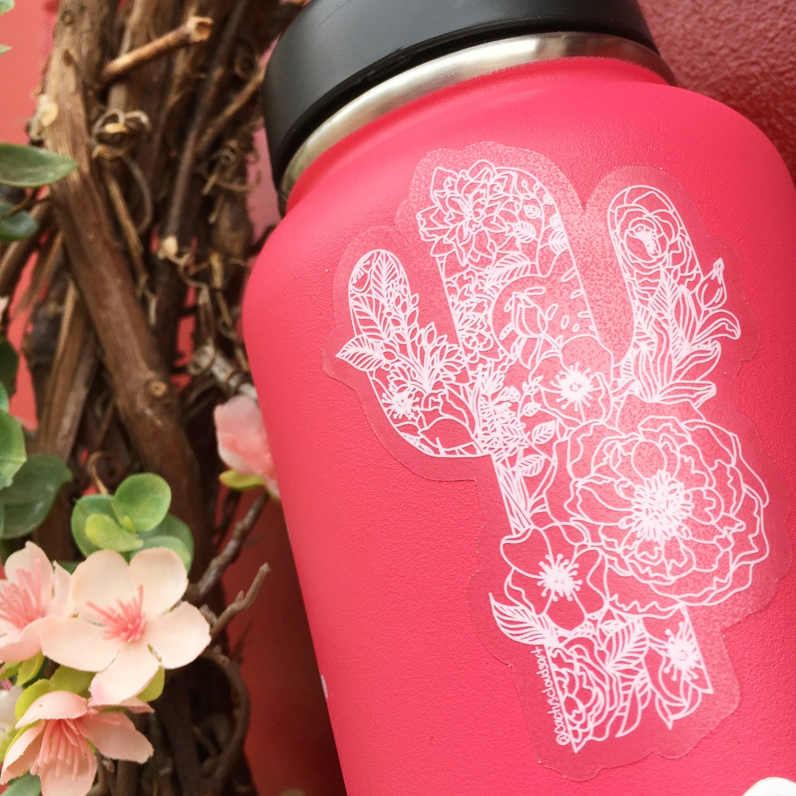 Blooming Saguaro Clear Sticker – Why I Love Where I Live
