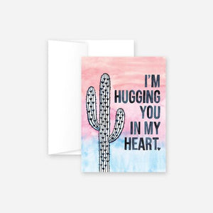 Hug You in My Heart Greeting Card