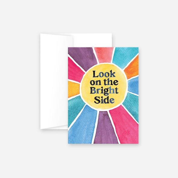 Look on the Bright Side Greeting Card