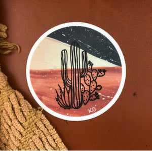 Rustic Desert Sticker