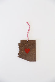 AZ Heart Ornament
