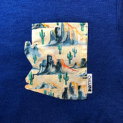 AZ Pocket Tee | Blue Desert