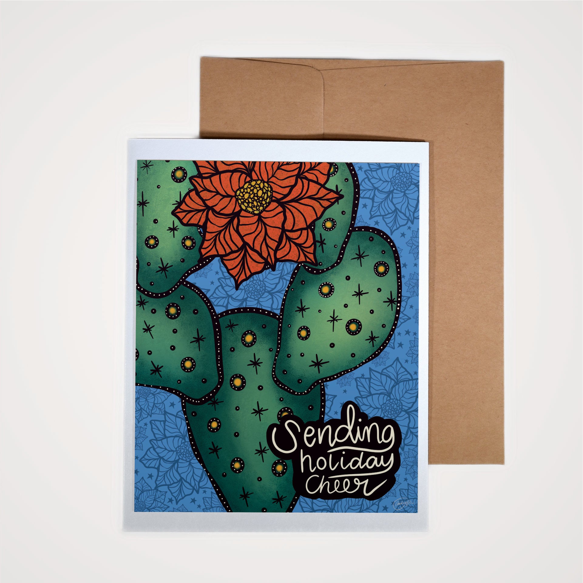 Sending Holiday Cheer Greeting Card