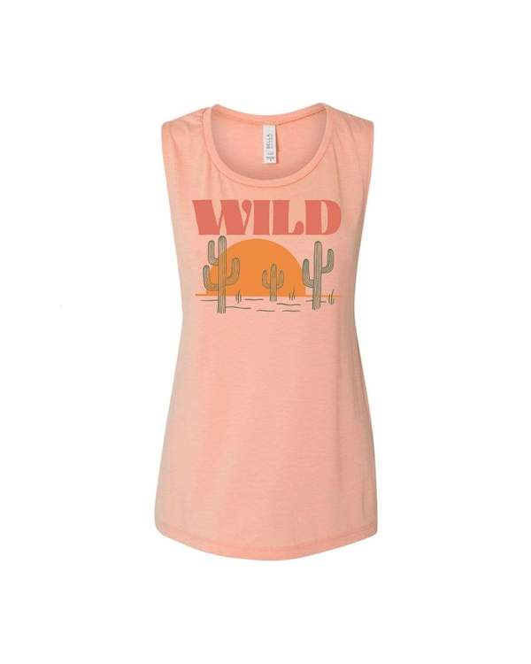 Wild Sunset Muscle Tank