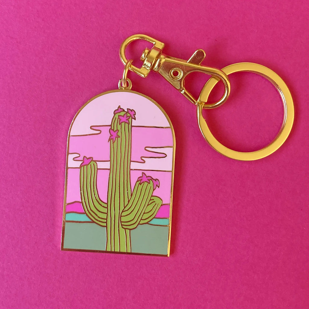 Saguaro Keychain or Purse Charm