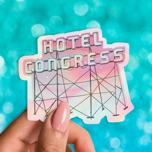 Hotel Congress Holographic Sticker