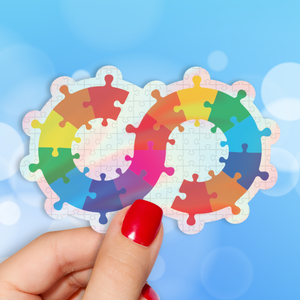Autism Endless Possibilities Holographic Sticker